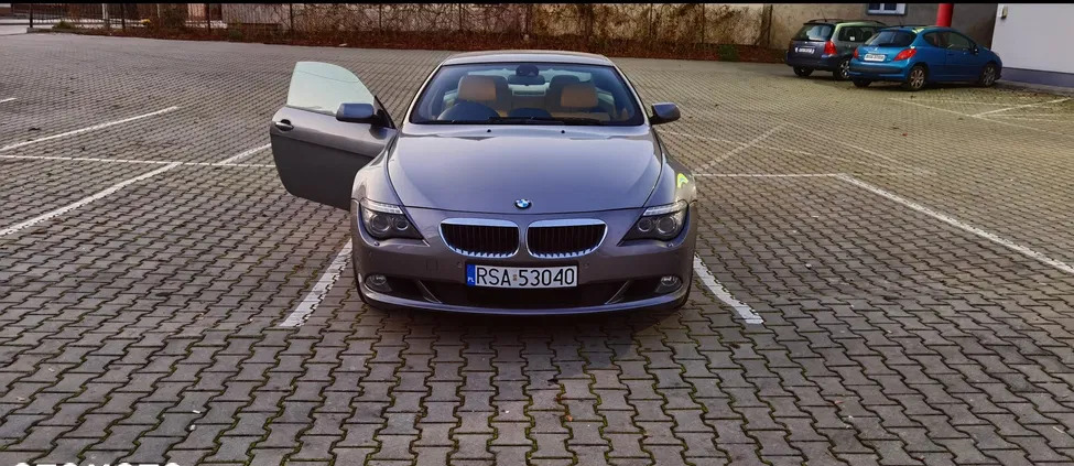 bmw podkarpackie BMW Seria 6 cena 27900 przebieg: 187343, rok produkcji 2007 z Przemyśl